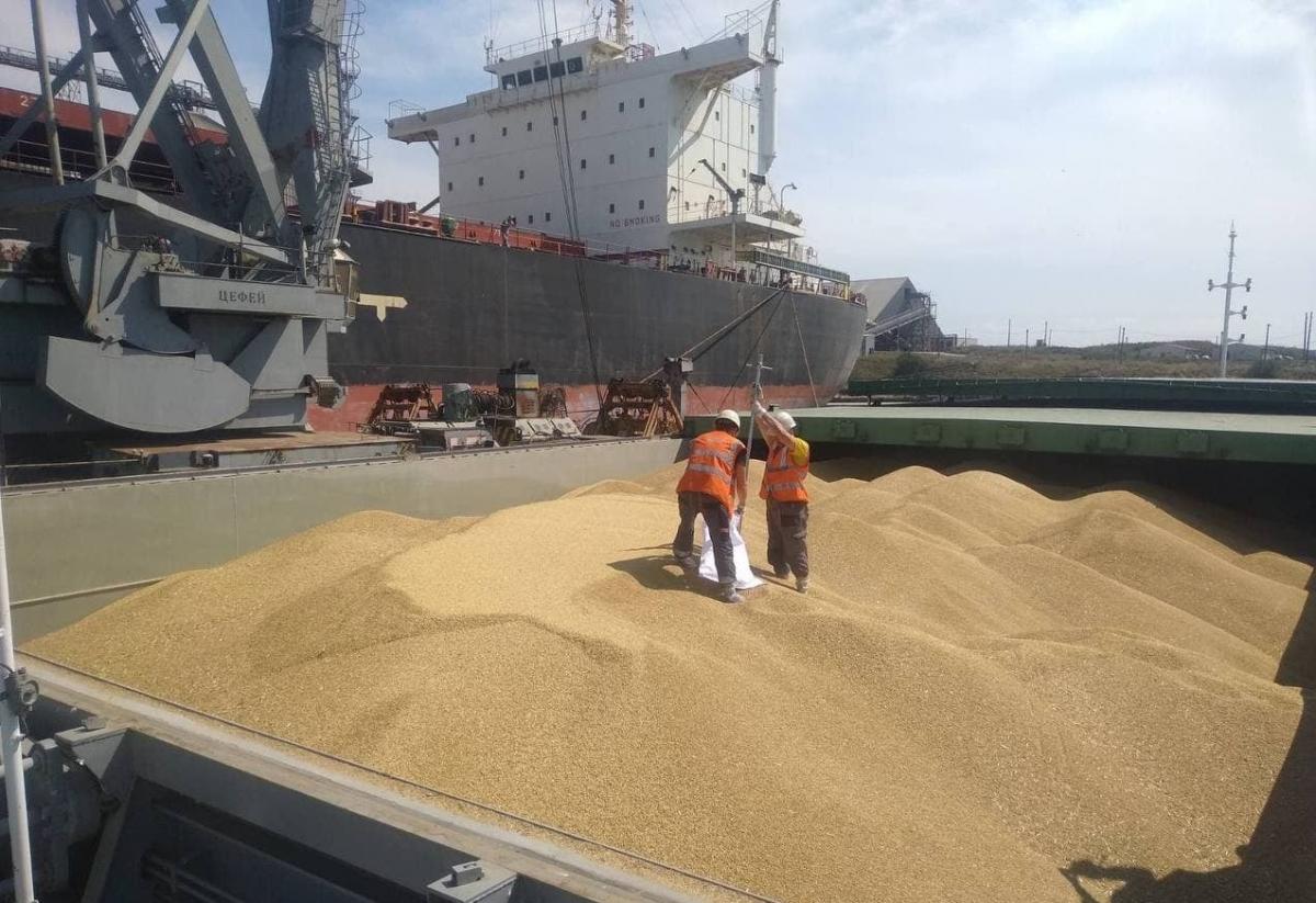 зерно в порту
