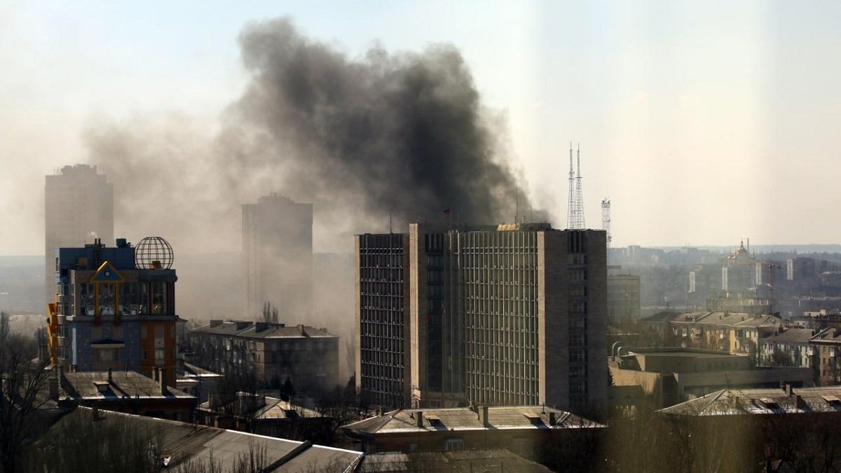 Взрыв в Донецке