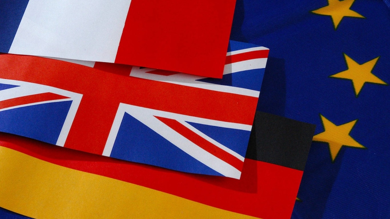 Германская британия. Франция и Великобритания. Великобритания Франция Германия. Англия Германия и США. Флаг Британии Франции США.