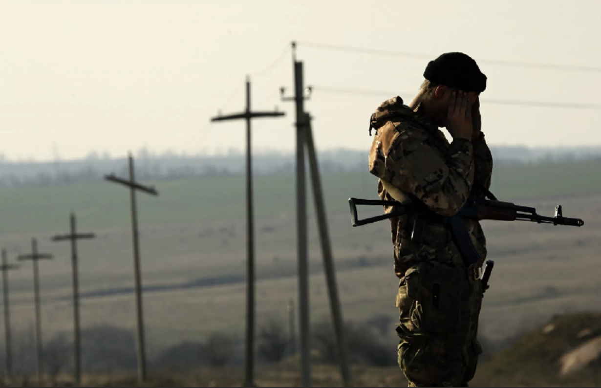 Фото военного сзади